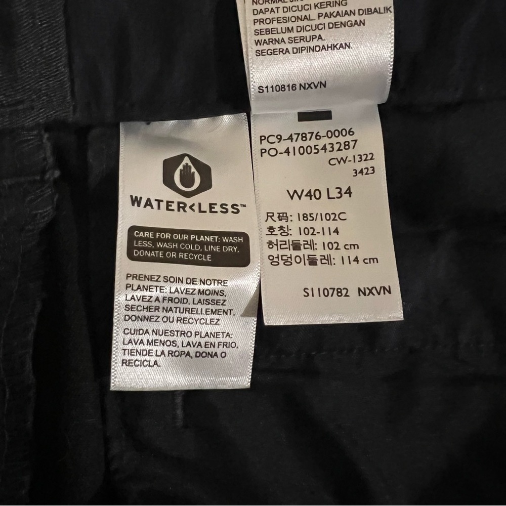 Men’s Dockers relaxed fit waterless travel ready pants slacks 40 waist 34 long - Picture 5 of 7